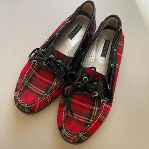 SPERRY Top-Sider Plaid Deck Boat Shoes Women's shoe  Size 8